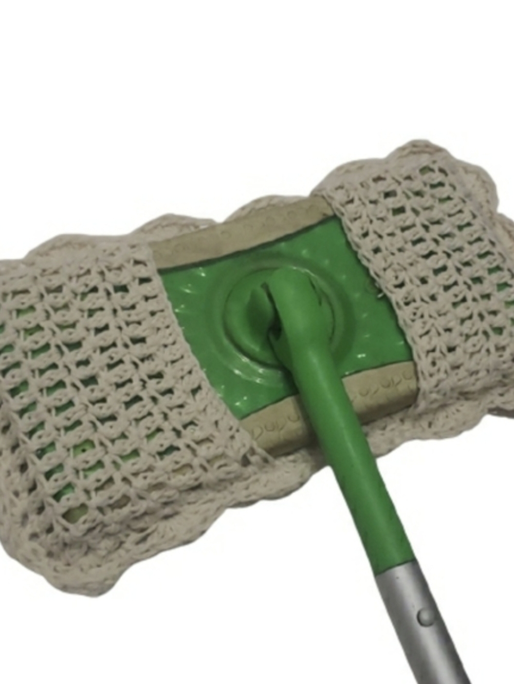 Handmade Reuseable Cotton Kitchen Mop Cleaner Cover-Off White/Cream